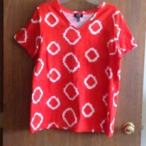 JONES NEW YORK WOMAN 1X PLUS SIZE TOP.